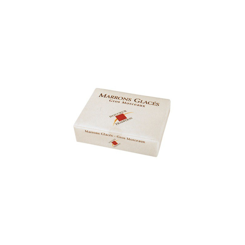 Coffret de marrons glacés (gros morceaux) - 250 g