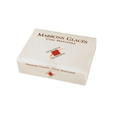 Coffret de marrons glacés (gros morceaux) - 250 g Coffret de marrons glacés (gros morceaux) - 250 g