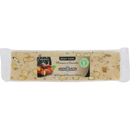 Barre de nougat à la crème de marrons - 100g