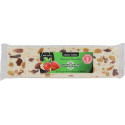 Barre de nougat tendre à la fraise et aux amandes 
