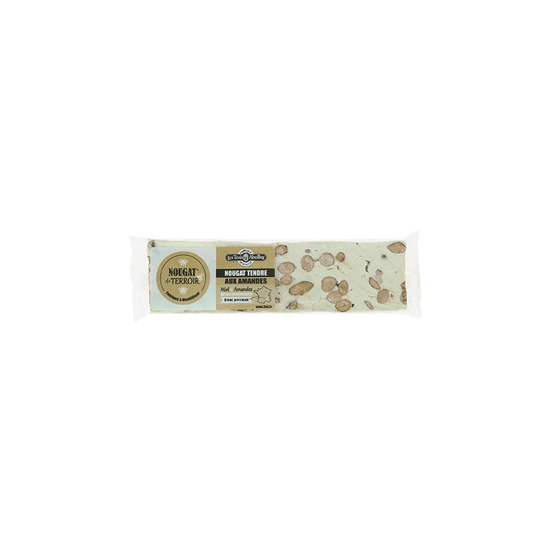 Nougat du Terroir aux Amandes - barre 100 g