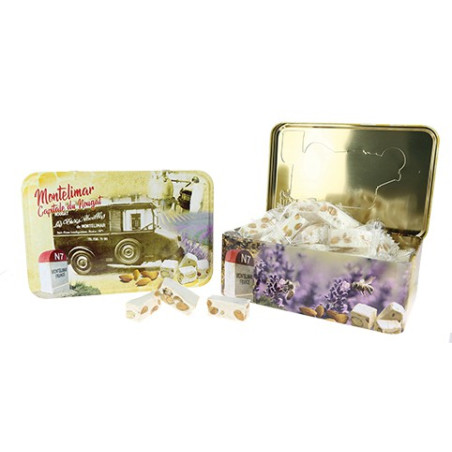 Nougat de Montélimar Tendre - boite Rétro 400 g 