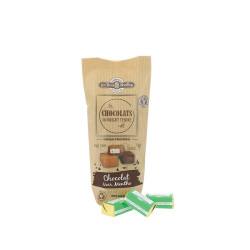 Chocolat Noir Menthe au Nougat de Montélimar Tendre - sachet 200 g