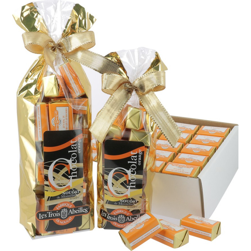 Chocolat Lait Orange au Nougat de Montélimar Tendre