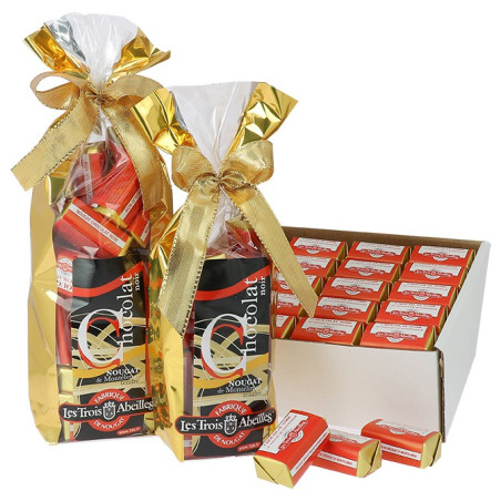 Chocolat Noir au Nougat de Montélimar tendre Chocolat Noir au Nougat de Montélimar tendre