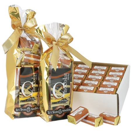 Chocolat Cappuccino au Nougat de Montélimar Tendre Chocolat Cappuccino au Nougat de Montélimar Tendre