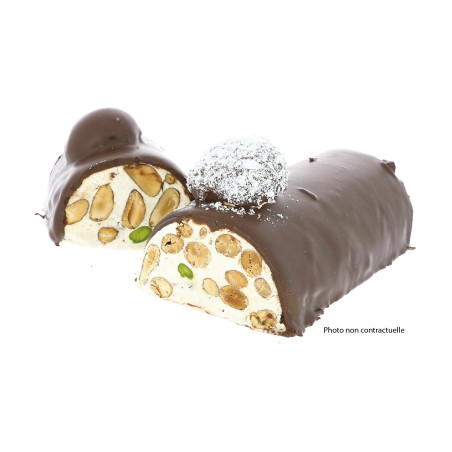 Bûche de Noël au Nougat de Montélimar tendre - 500 g Bûche de Noël au Nougat de Montélimar tendre - 500 g