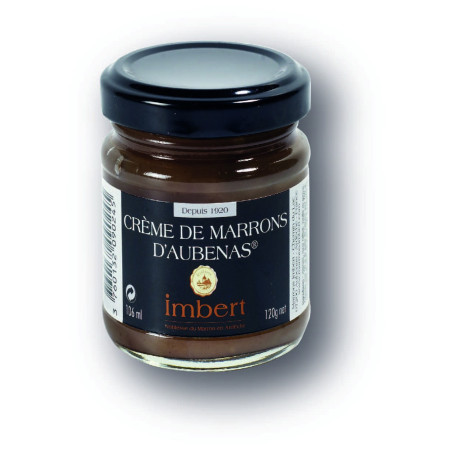 Pot en verre de crème de marrons de l'Ardèche 350 g