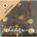 Tablette de Chocolat Noir aux Noisettes et Raisins 90 g