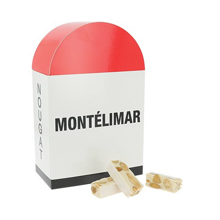 Borne de dominos de Nougat de Montélimar tendre - 150 g