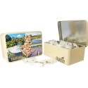 Boîte "Ardèche" Nougat de Montélimar tendre (dominos) - 400 g