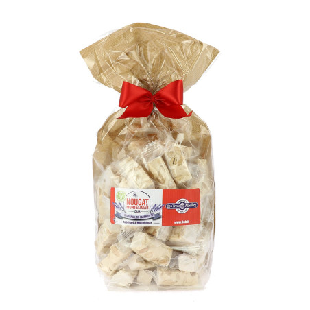 Sac dominos de Nougat de Montélimar dur- 400 g